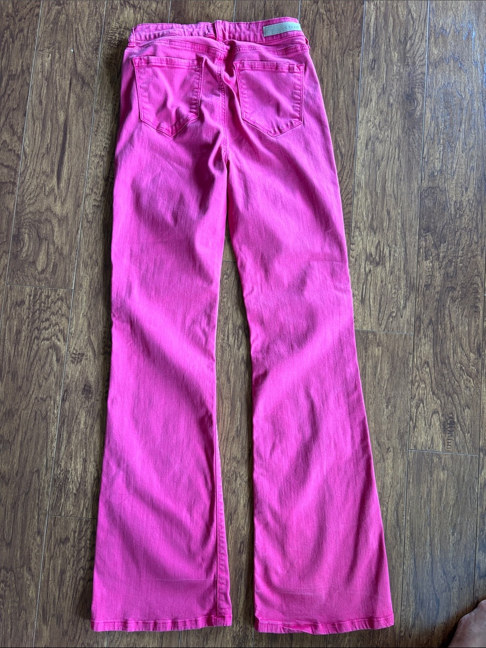 Cello Hot Pink Flared Jeans